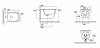 Kerasan 512559 TriBeCa bidet podwieszany GRIGIO MATT + WB9N